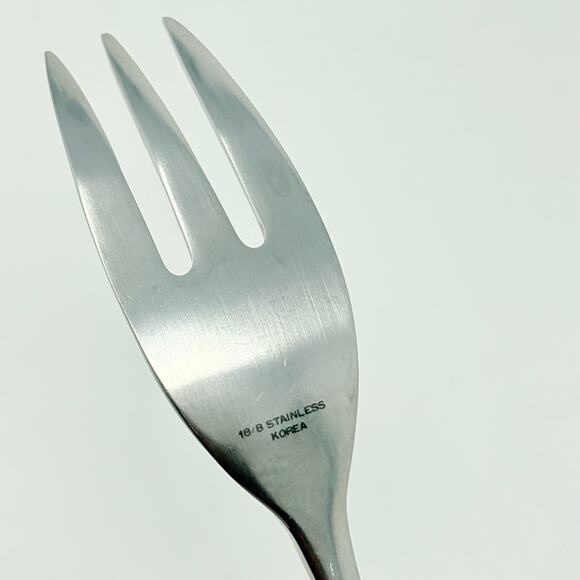 Set of 4 Salad Forks Stanley Roberts CANEEL BAY Crown Stainless Flatware Korea - Picture 3 of 6